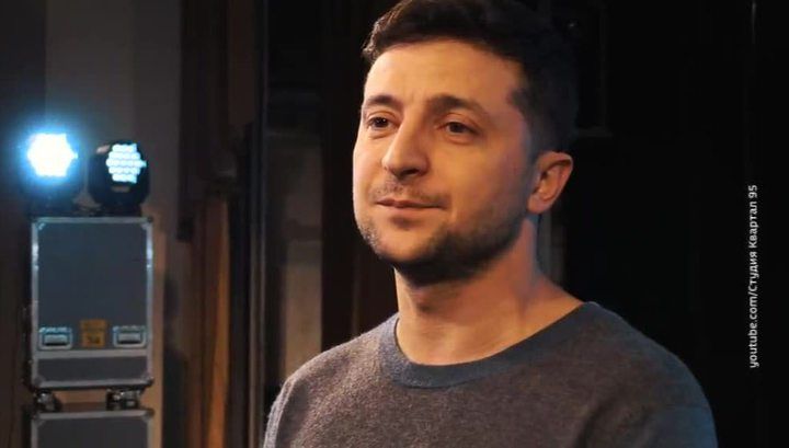 Кандидат в президенты Украины, шоумен Владимир Зеленский.