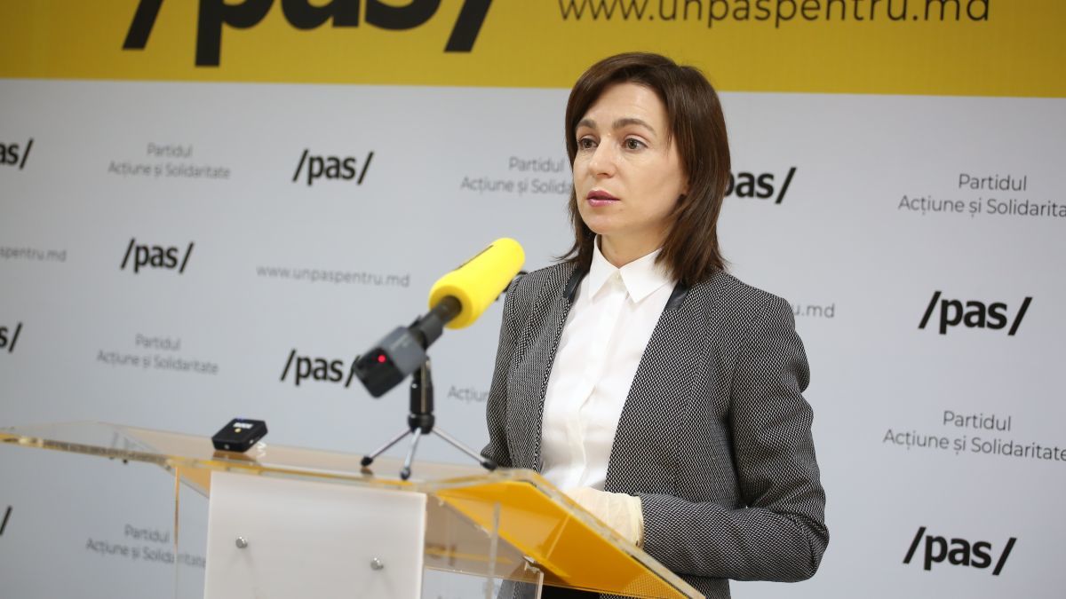 Лидер PAS Майя Санду.