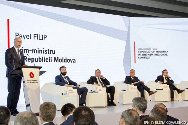 В Кишиневе проходит форум деловых людей «Молдова в новом региональном контексте». Фото: ipn.md