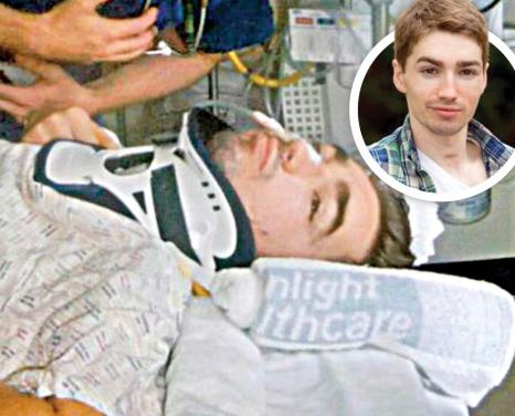  Matthew Hawksley din Huntingdon, Marea Britanie, e supranumit “bărbatul cu 9 vieţi”! Până la 25 de ani, el a reuşit să păcălească moartea de nouă ori. 