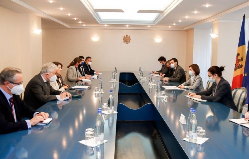 Президент Майя Санду провела встречу с действующим председателем ОБСЕ Анн Линде.