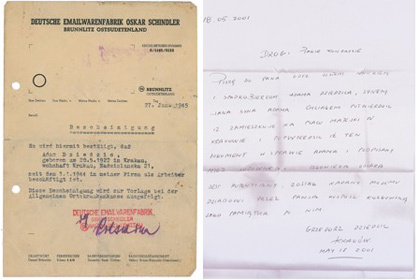 В частности, было продано письмо Шиндлера, датированное 22 августа 1944 года. Фото: rrauction.com