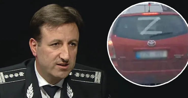 Глава ГИП о букве "Z" на авто: Иногда водители даже не знают значение этого символа. Коллаж: Point.md