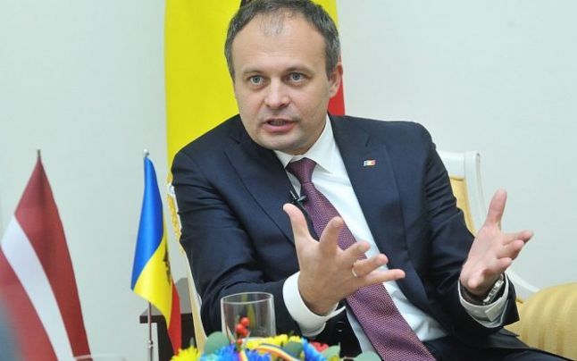 Preşedintele Parlamentului de la Chişinău, Andrian Candu.