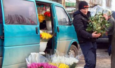 Florarii au iesit la protest.
