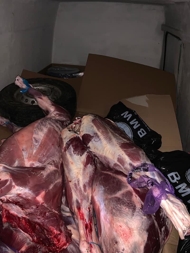 Полиция изъяла 600 кг мяса без соответствующих документов.