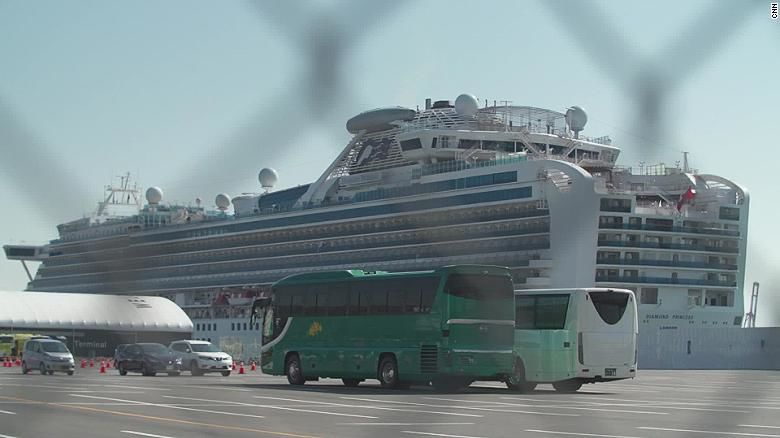 Следы коронавируса найдены на судне Diamond Princess спустя 17 дней.