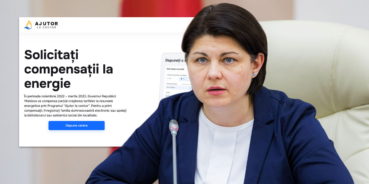 Гаврилица ответила на вопрос, зарегистрировалась ли она на сайте для компенсаций. Коллаж: Point.md