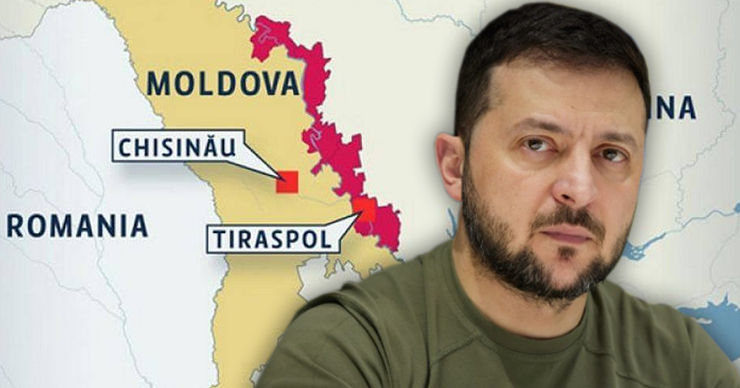 Президент Украины Владимир Зеленский. Коллаж: Point.md.