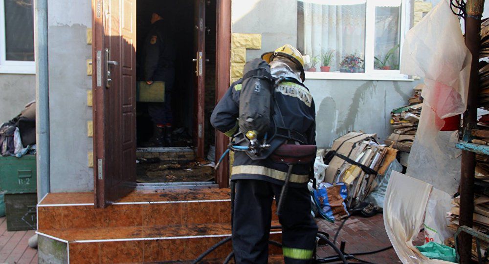 Incendiul a fost localizat în mai puțin de șapte minute.