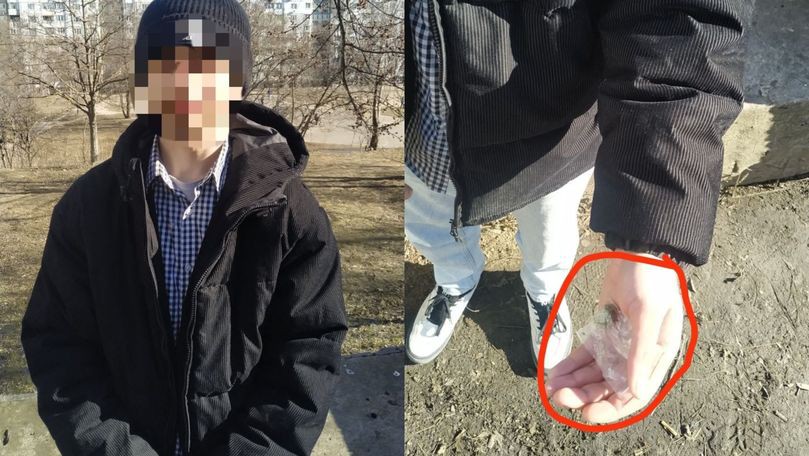 В Кишиневе задержали молодого человека с запрещенными веществами. Коллаж: Point.md