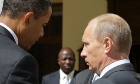 Barack Obama şi Vladimir Putin se vor întâlni la New York. Foto: gandul.info
