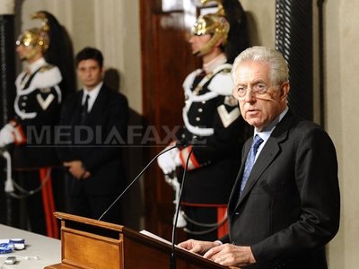 Mario Monti, premierul Italiei (Imagine: Mediafax Foto/AFP)