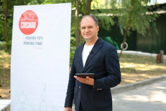 Кандидат на пост генерального примара Кишинева Ион Чебан.