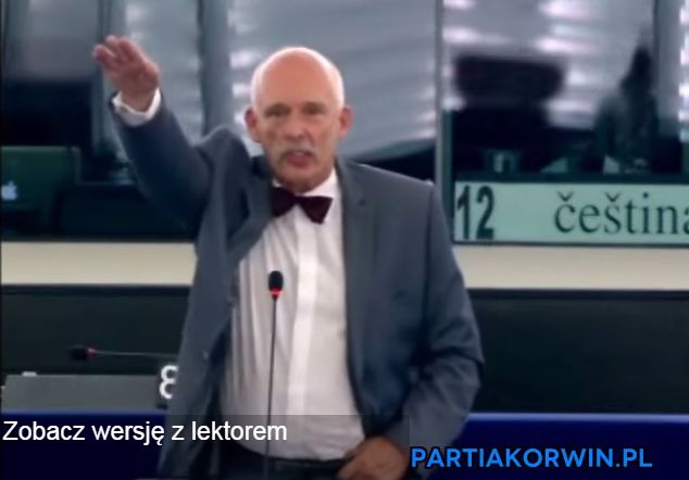 Польский евродепутат Януш Корвин-Микке.