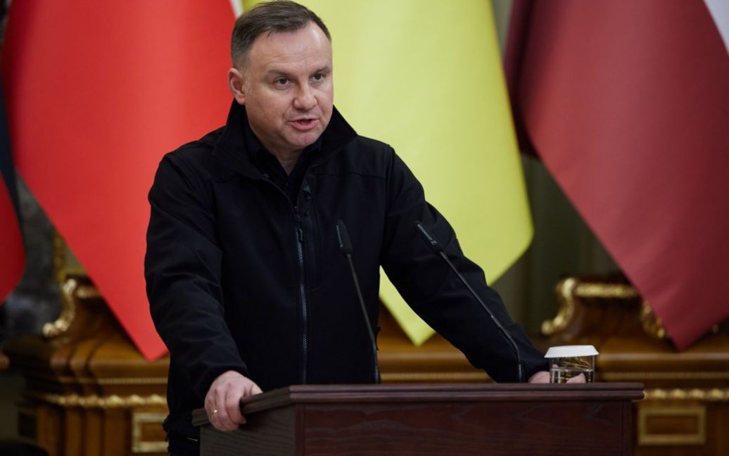 Польский президент Анджей Дуда.