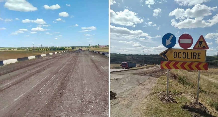 Движение на трассе R22 изменили из-за ремонта моста.
