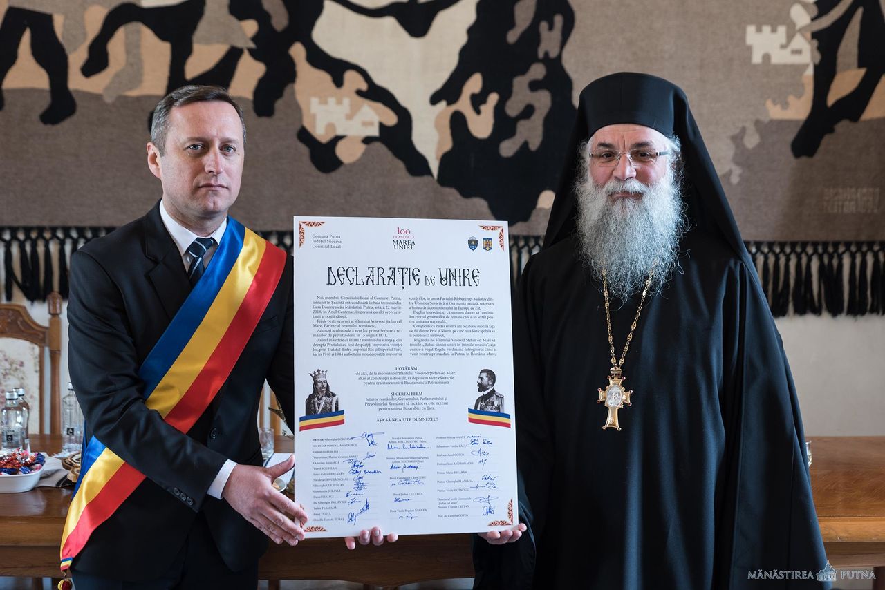 Mănăstirea Putna a votat Declarația de Unire
