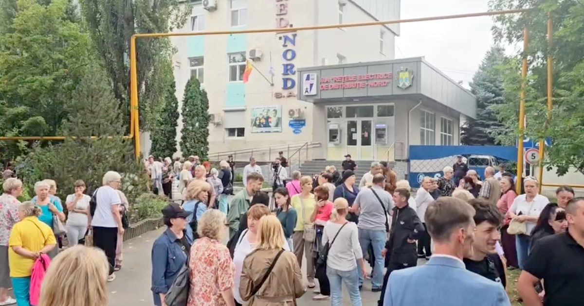 В Бельцах прошел протест против приватизации Red-Nord.