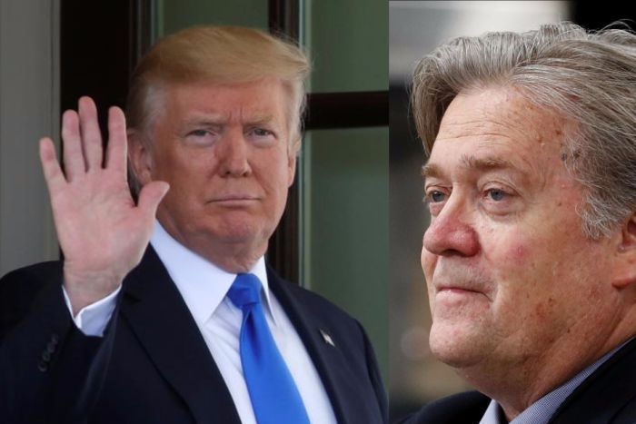Trump: Bannon nu şi-a pierdut doar slujba, ci şi minţile. Foto: ABC