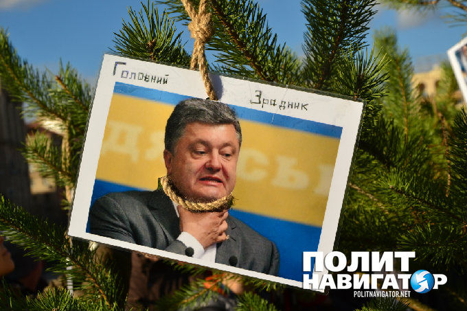 По мнению участников акции, украинская власть предала «революцию» 2014 года. Фото: politnavigator.net