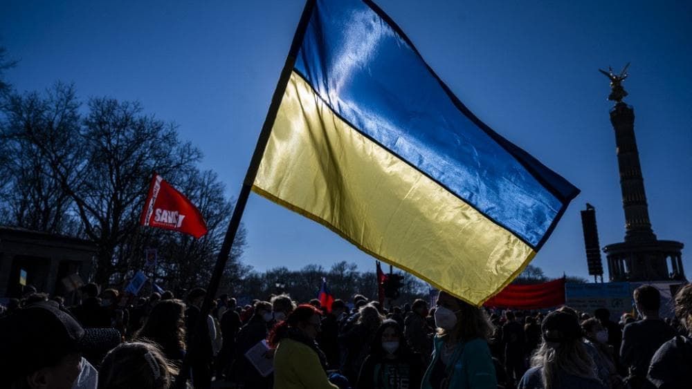 В Европе прошли антивоенные акции в поддержку Украины.