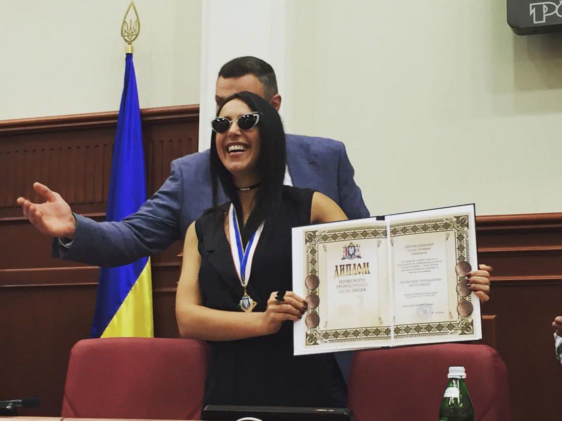Победительница международного конкурса «Евровидение» Джамала.