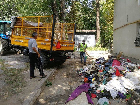 Мусор был вывезен из квартиры по ул. Малая Малина, 70. 