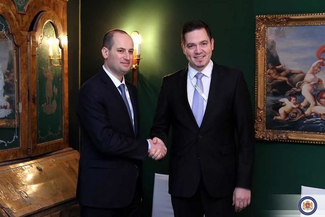Ulianovschi a avut o întrevedere cu omologul său din Georgia. Foto: mfa.gov.md
