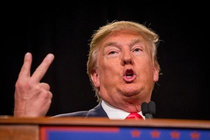 Кандидат в президенты США от Республиканской партии Дональд Трамп.