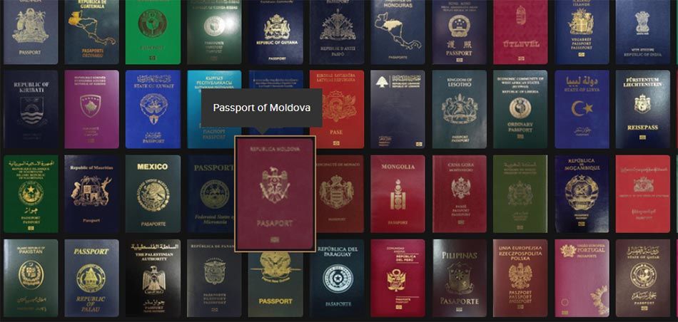 Россия поднялась в индексе паспортов на три строчки и теперь занимает 48-е место, разделяя его с Черногорией и Молдовой.