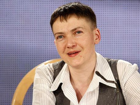 Депутат Верховной рады Надежда Савченко.