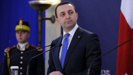 Irakli Garibaşvili l-a îndemnat pe Gaburici să nu accepte ajutorul fostului preşedinte al Georgiei Mihail Saakaşvili. Foto: gov.ro