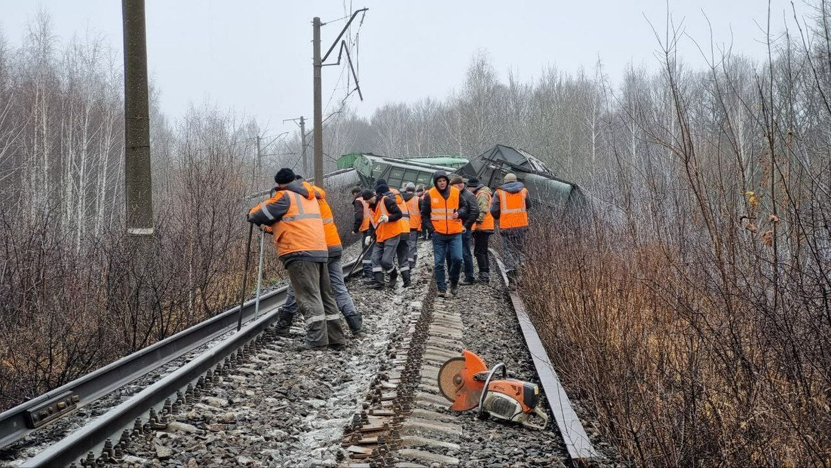 В Рязани с рельсов сошли 19 вагонов: говорят о вмешательстве посторонних.