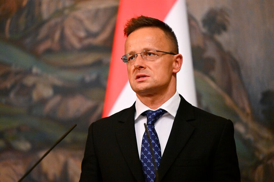 Министр иностранных дел и внешнеэкономических связей Венгрии Петер Сийярто.