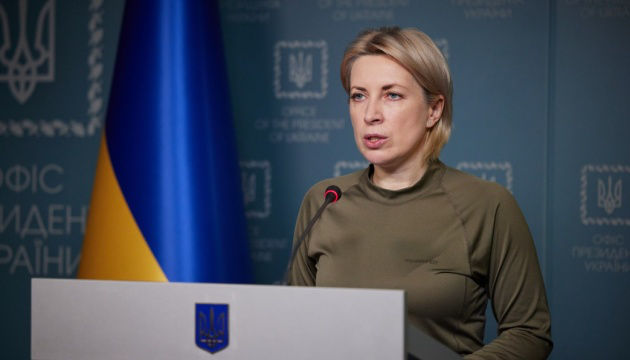 Вице-премьер-министр Украины Ирина Верещук.