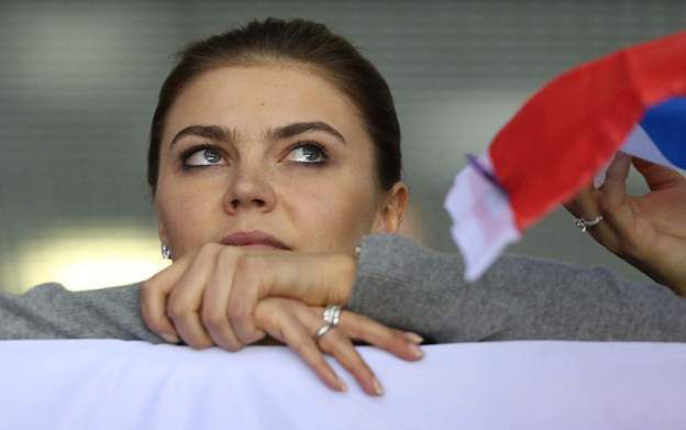 Российская гимнастка Алина Кабаева.