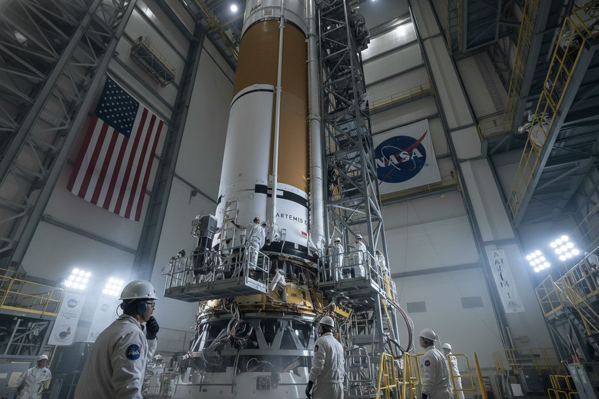 NASA a început numărătoarea inversă până la lansarea misiunii Artemida-2.