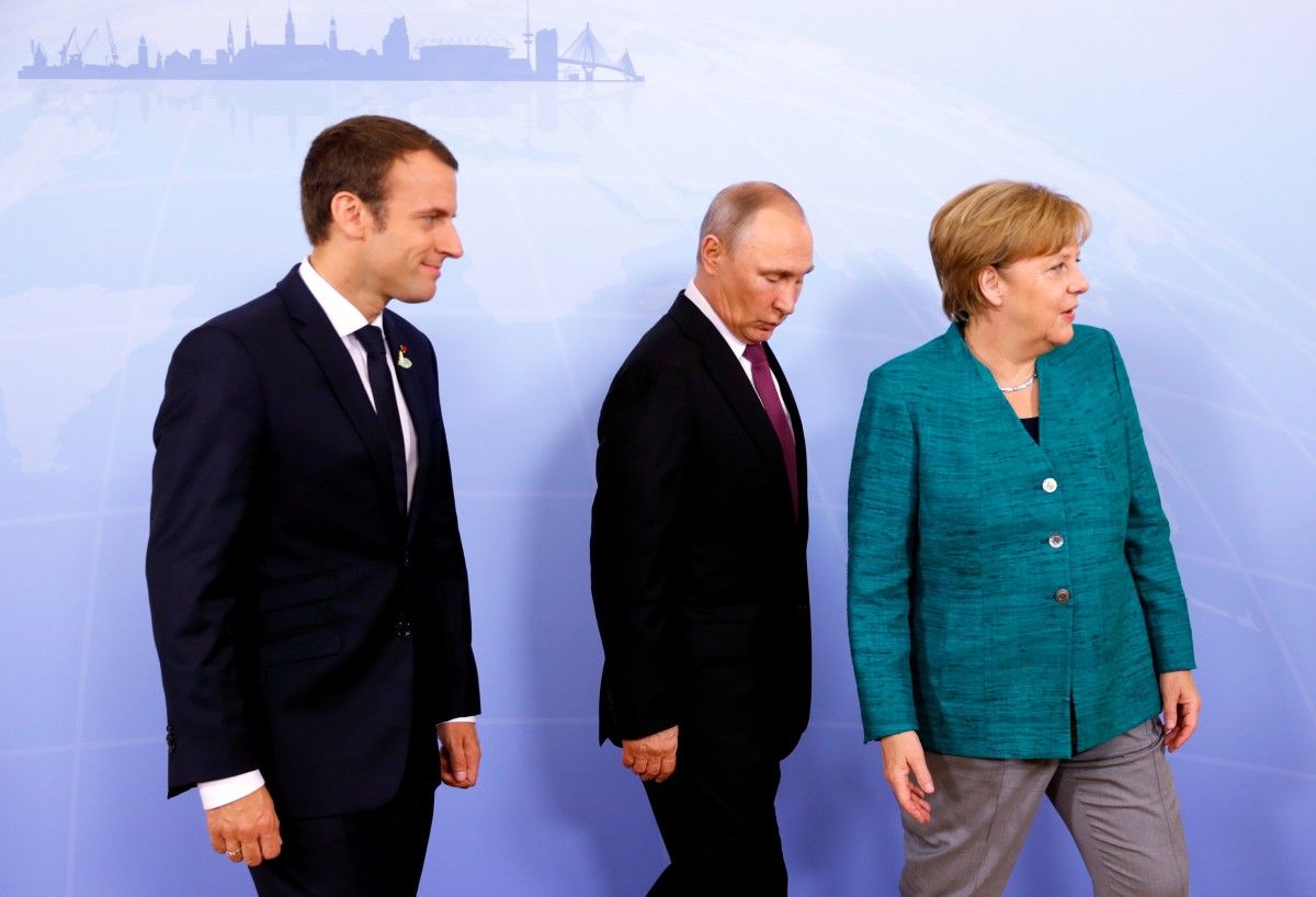 Merkel, Putin și Macron au căzut de acord asupra unui armistițiu în estul Ucrainei. Foto: unian.net