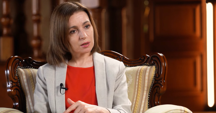 Президент Республики Молдова Майя Санду. 