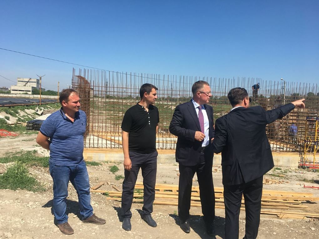 Новый директор Apă-Canal Chișinău Валериу Мешка, посетил 23 мая кишиневские очистные сооружения. Фото: ACC.