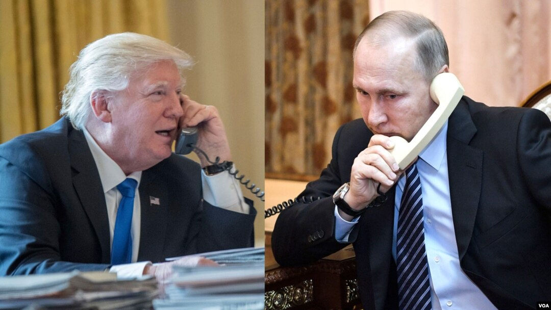 Trump a dat ordine pentru organizarea unei convorbiri telefonice cu Putin.