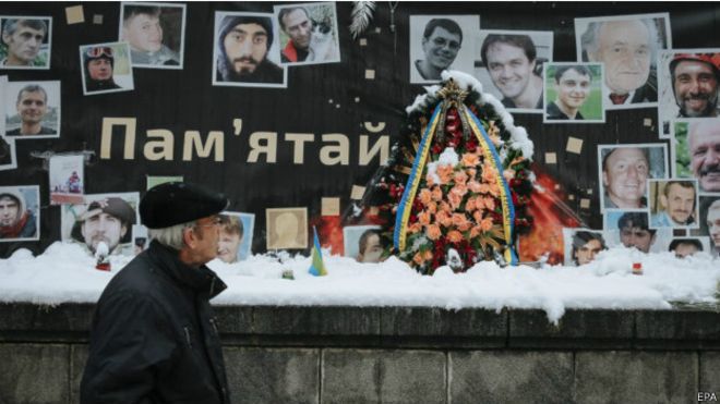 Во вторую годовщину Майдана больше всего упреков в адрес властей звучит из-за того, что до сих пор не наказаны убийцы протестующих.