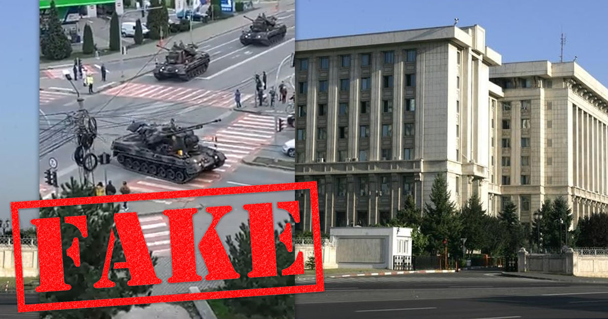 В Румынии опровергли фейк о переброске зенитных систем к границе с Молдовой.