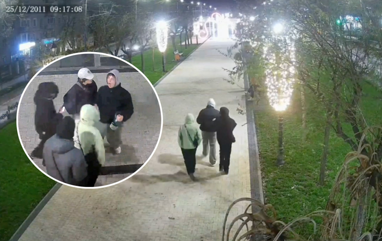 Вандалы устроили разгром на аллее Григоре Виеру в Кишиневе. Коллаж Point.md.