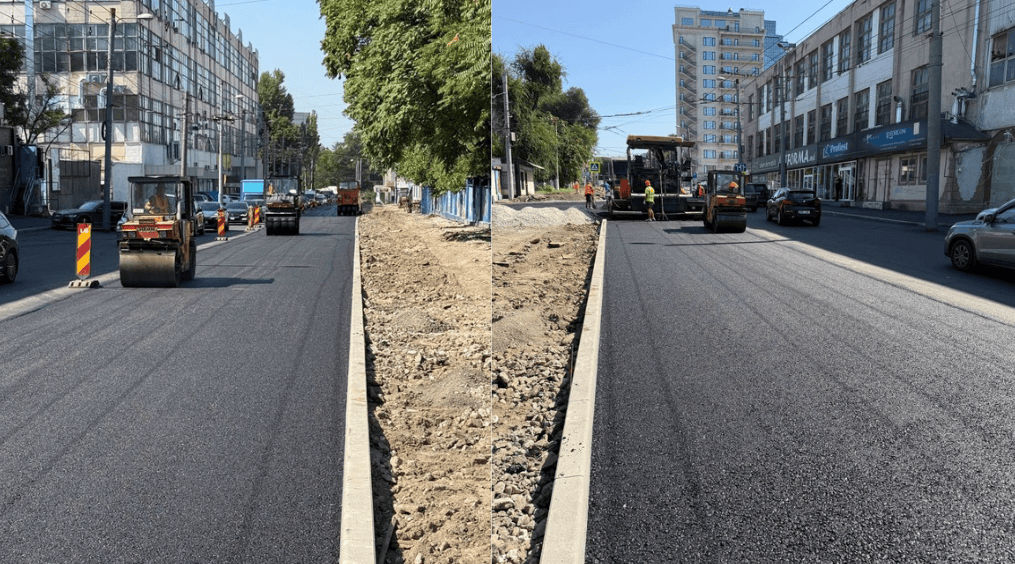 В Кишиневе улицу Митрополита Дософтея открывают для транспорта.
