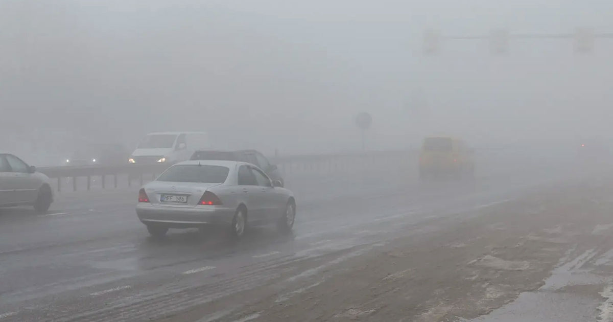 Avertizare meteo: Cod Galben de ceață pe teritoriul R. Moldova.