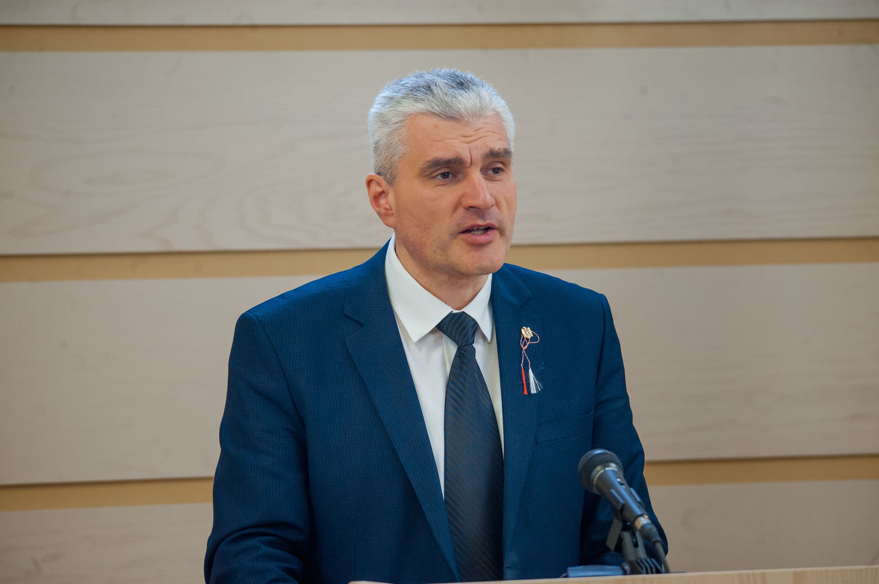Депутат Александр Слусарь.