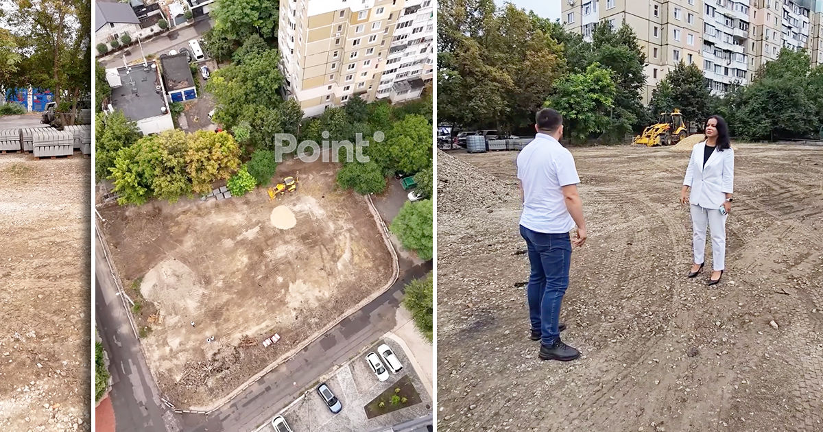 În sectorul Botanica al Capitalei a început amenajarea unei noi parcări.