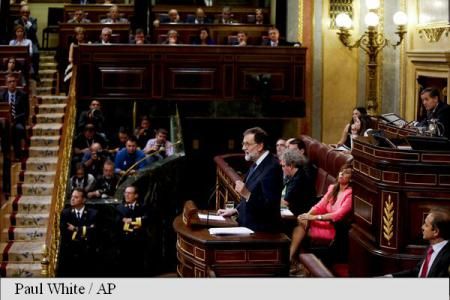 Rajoy îi dă lui Puigdemont un termen de cinci zile să clarifice dacă declară independența Cataloniei. Foto: AP Photo
